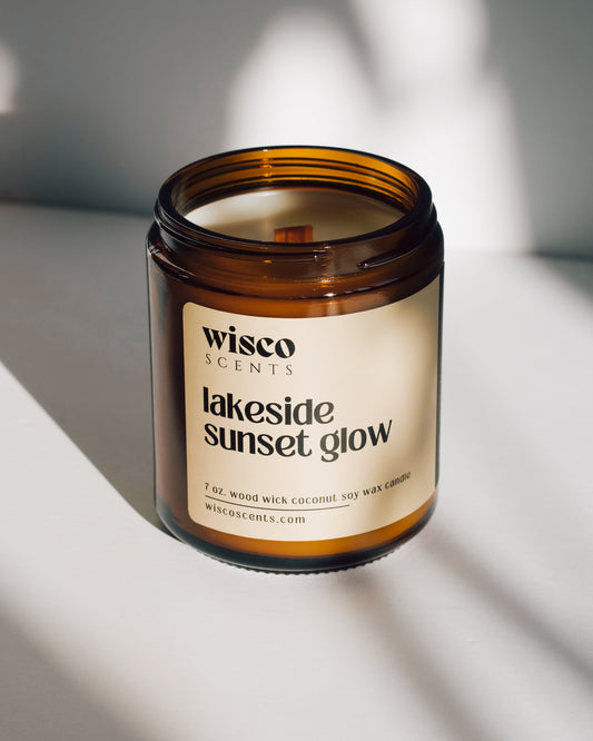 Lakeside Sunset Glow